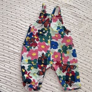 Spring baby girl overalls